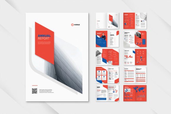 Annual Report Company Elegant Red: A Designer's Guide