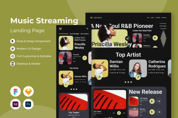 Astro Sound V2: Designing a Music Streaming Experience That Resonates