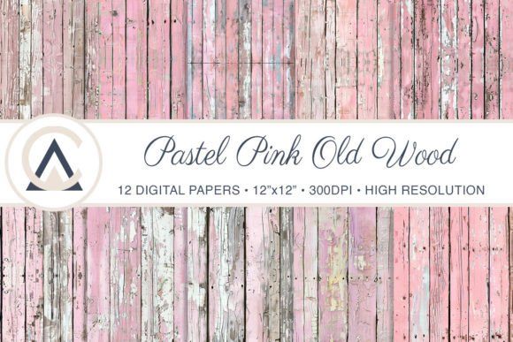 Charming Seamless Rustic Pink Wood Backgrounds for Creatives