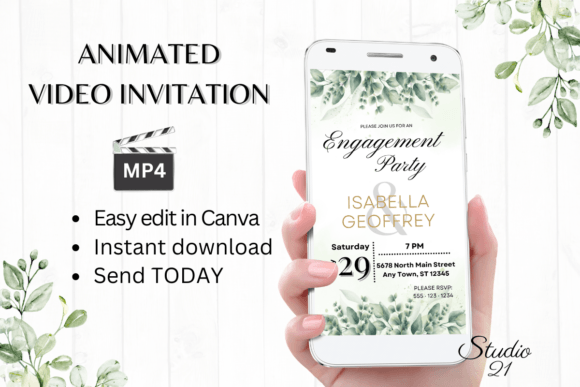 Classic Engagement Party Invite W1408: A Designer's Deep Dive