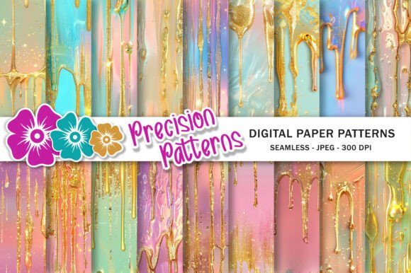 Elevate Your Brand: The Allure of Dripping Gold and Pastel Backgrounds