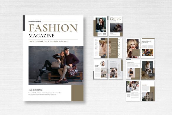 Elevate Your Editorial Design with a Fashion-Forward Template