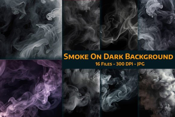 Elevate Your Visuals with Smoke on Dark Backgrounds