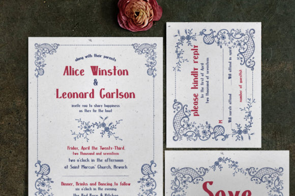Embroidery Wedding Invitation Suite: A Designer's Review