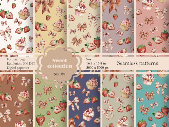 Fresh, Fun, and Versatile: The Strawberry Seamless Pattern Set