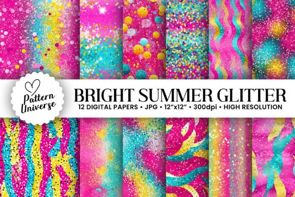 Infuse Your Projects with Summer Energy: The Versatility of Bright Summer Glitter