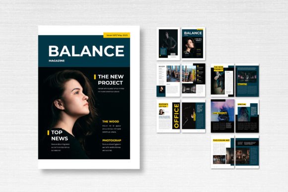 Magazine Template – Balance: Professional Editorial Design