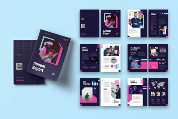 Modern Purple: A Template for Impactful Annual Reports