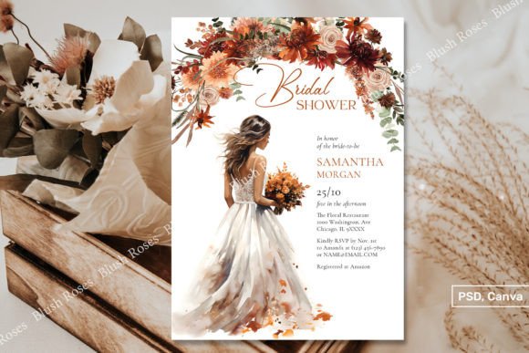 Terracotta Autumn Floral Wedding Gown: A Designer's Deep Dive