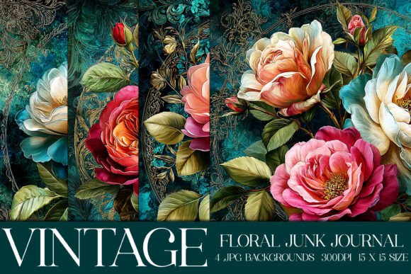 Timeless Elegance: Unpacking the Elegant Floral Backgrounds, S35 Collection