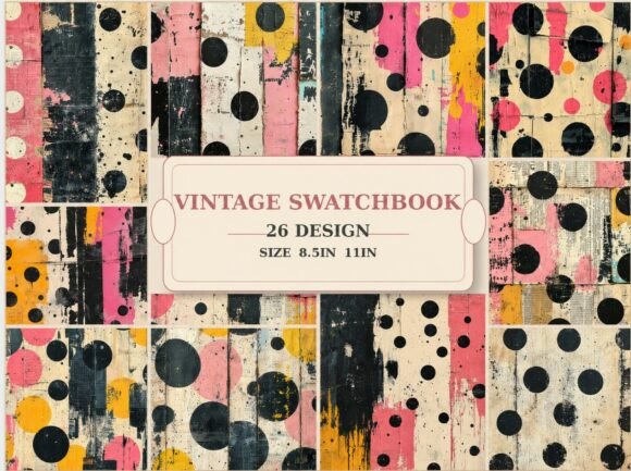 Unleash Raw Creativity with Abstract Grunge Polka Dot Backgrounds